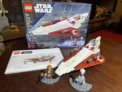 LEGO Star Wars Obi-Wan Kenobi's Jedi Starfighter Set 75333 with Box & Manual