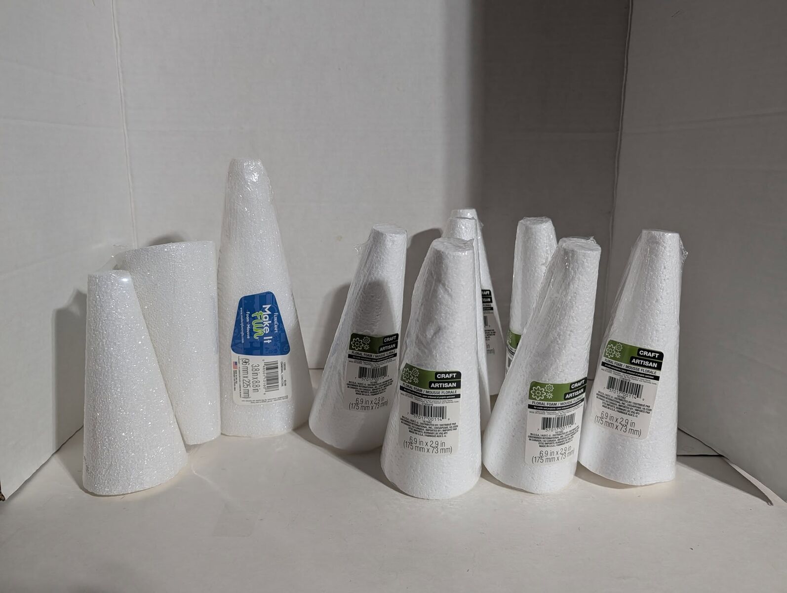 Christmas Tree Cones for Crafting