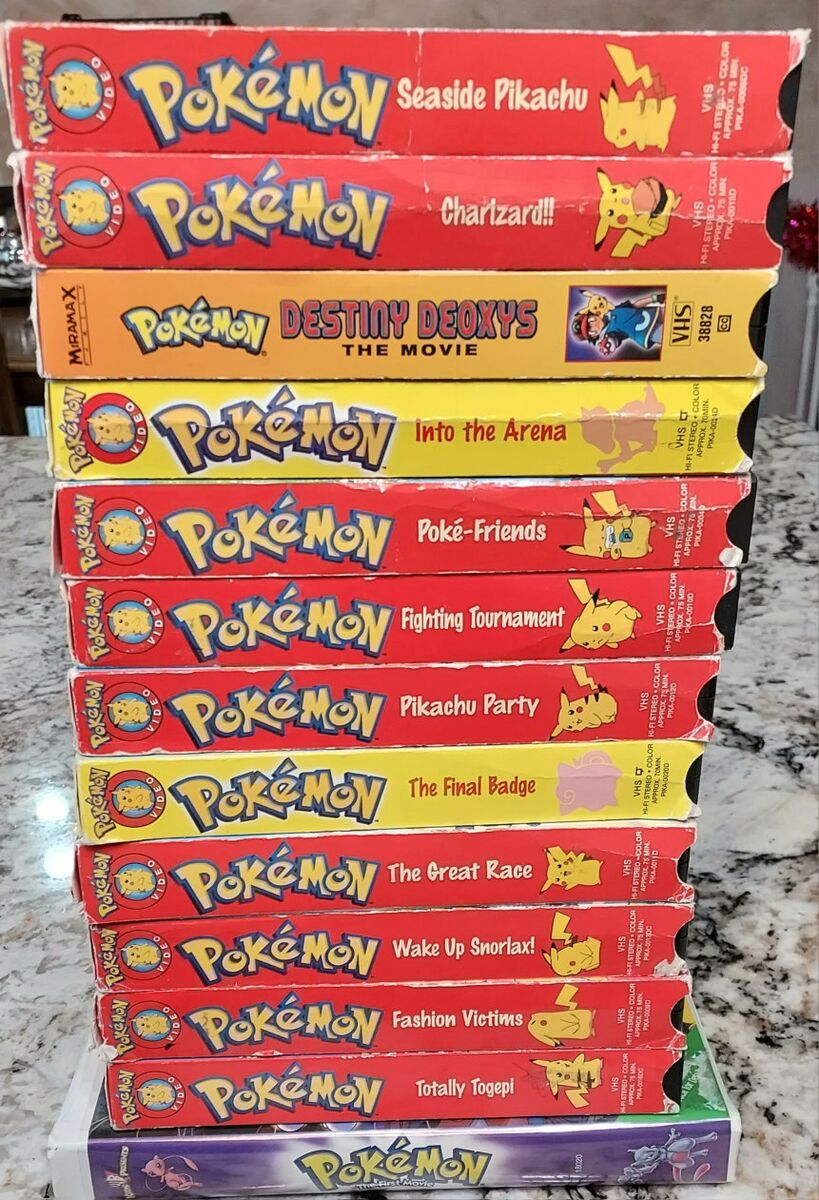 Pokeman VHS Tapes lot of 13