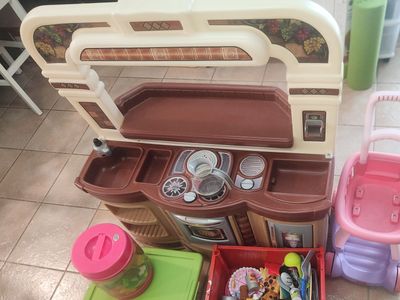 Toy Kitchen with many accessories
