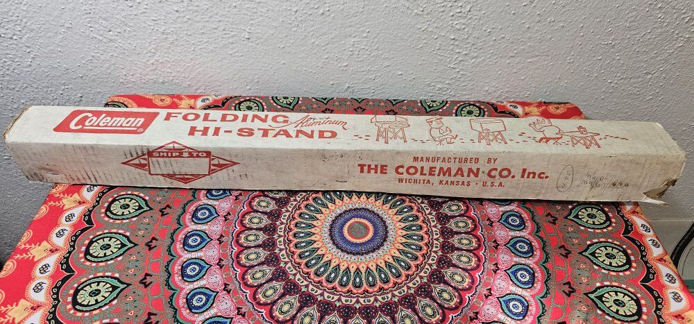 Coleman Vintage Hi- Stand For Coleman Stove