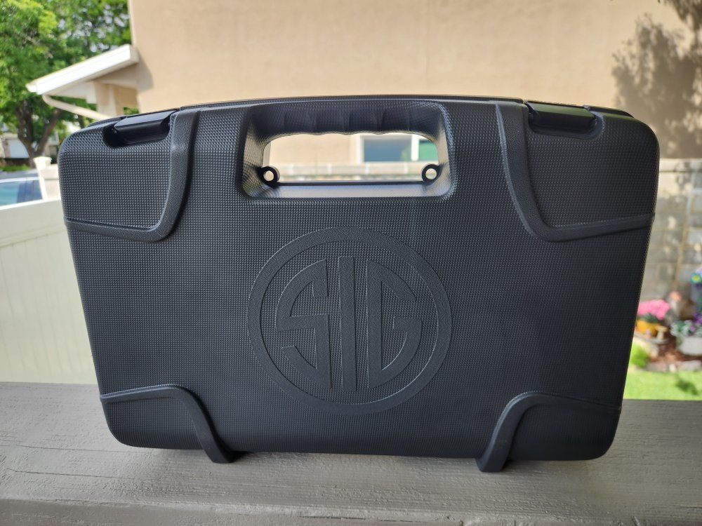Sig Sauer P320 X5 Factory Hard Case with Manual and Accessories