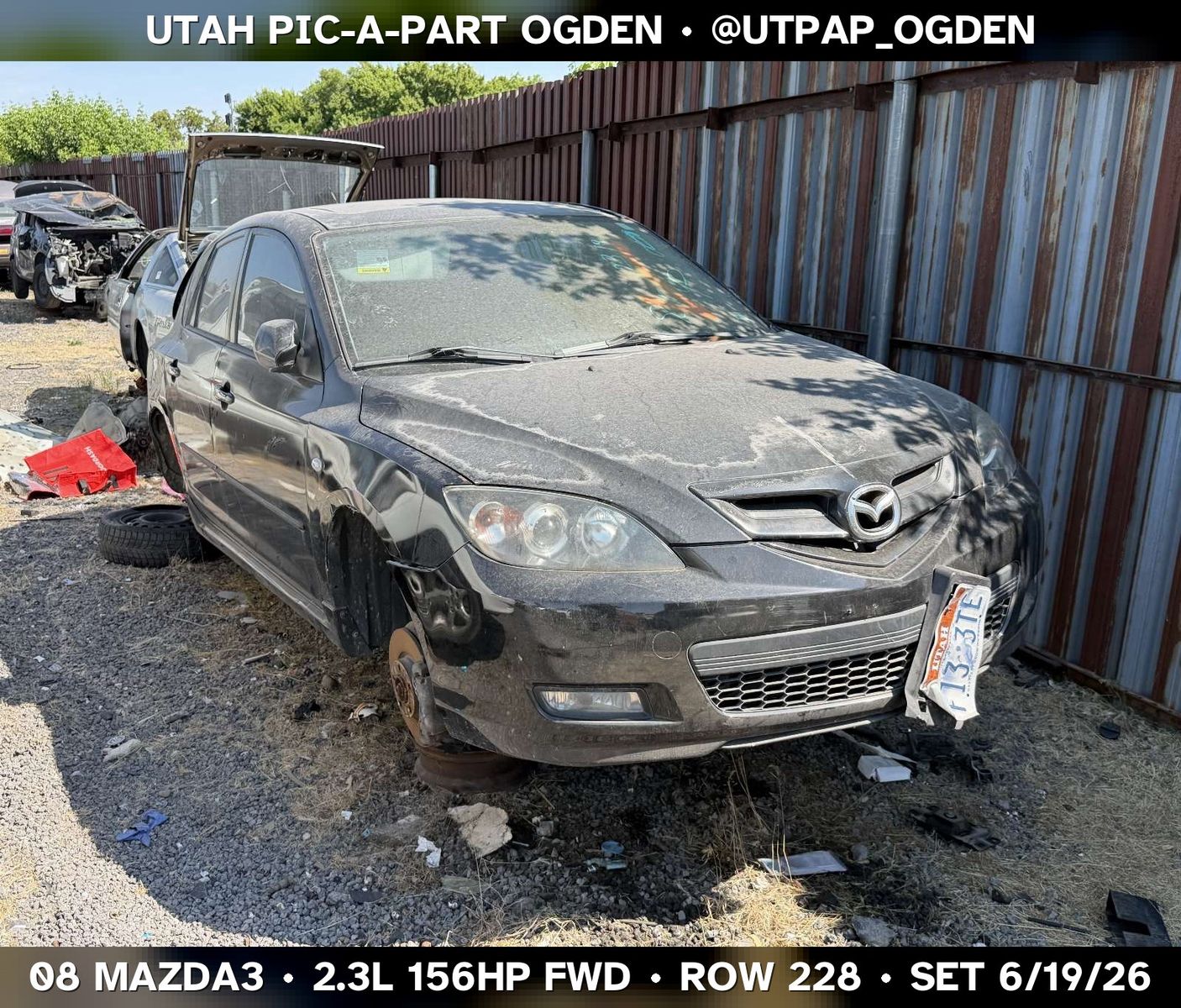 New Arrival - 2008 Mazda Mazda3 Parts - UTPAP Ogden