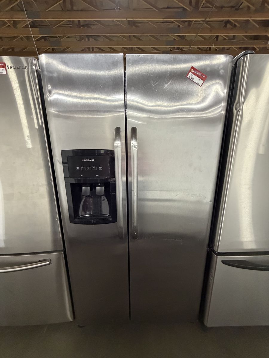 BEST DEALS AROUND! FRIGIDAIRE SIDE BY SIDE FRIDGE