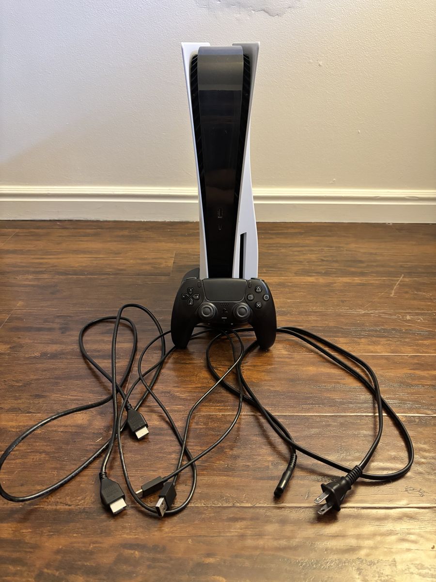 PS5 Disc Edition Bundle, All Cables included