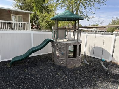 Lifetime Adventure Tower Deluxe Playset – Swing Set, Slide, Monkey Bars