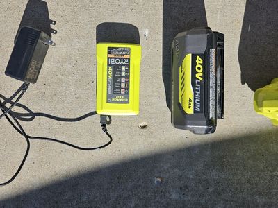 Cordless Ryobi trimmer