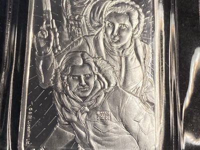 2024 British Royal Mint Star Wars "Light Side" 1 Oz. Silver Bar .9999 Fine Silver