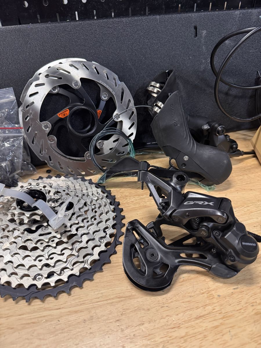 Shimano GRX groupset drivetrain