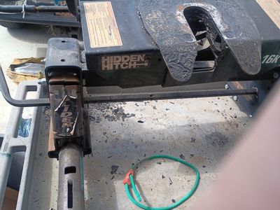 Hidden Hitch 16K Fifth Wheel Trailer Hitch Slider Heavy Duty Towing RV Camper Truck