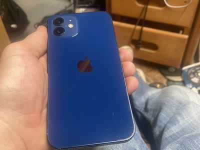 Apple iPhone 12, 128GB, Blue - Unlocked with Screen Protector & Case