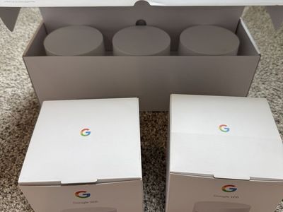Google Wifi Mesh Router System - 3-Pack (up to 4,500 sq ft) plus 2 additional points