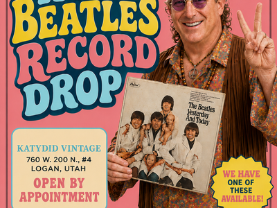 Huge Beatles Record Drop! Katydid Vintage, Logan, Utah