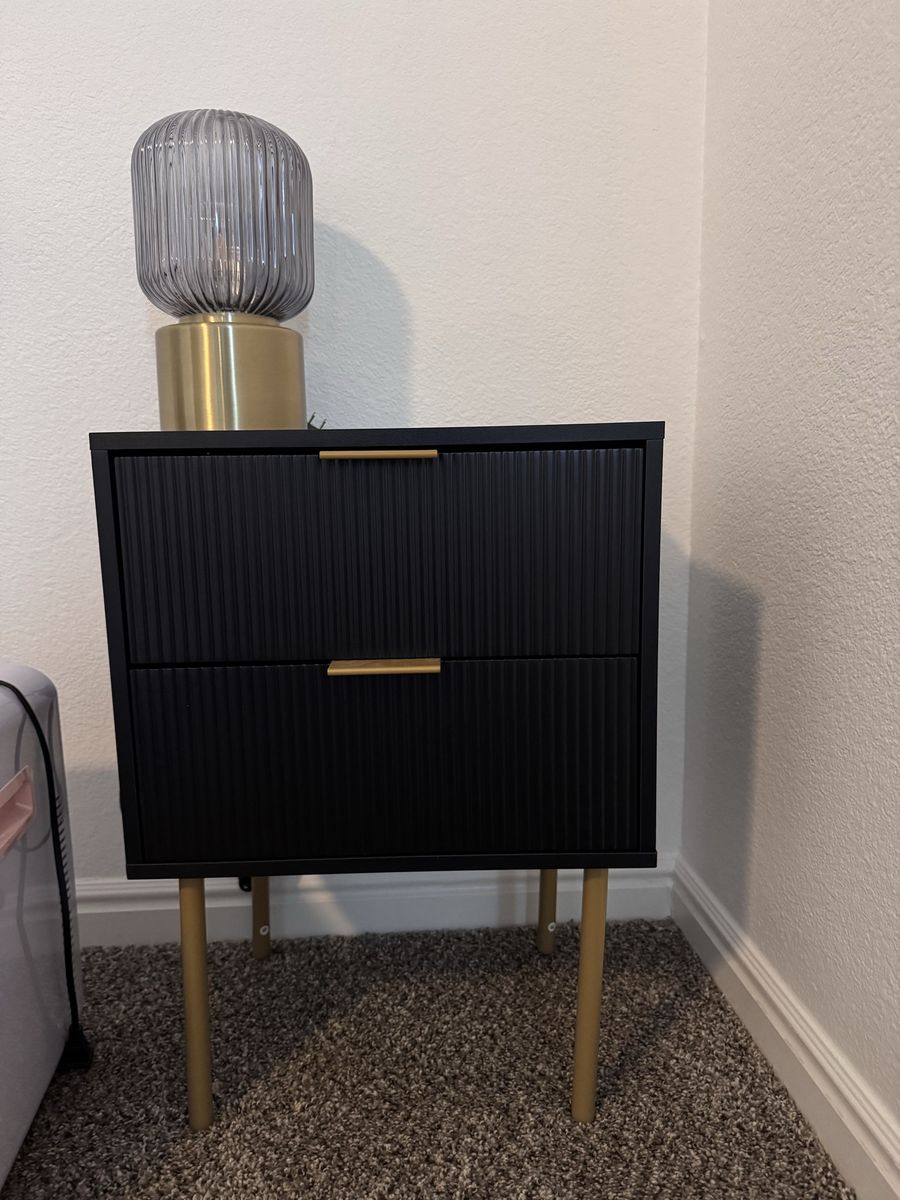 Night Stand And Lamp