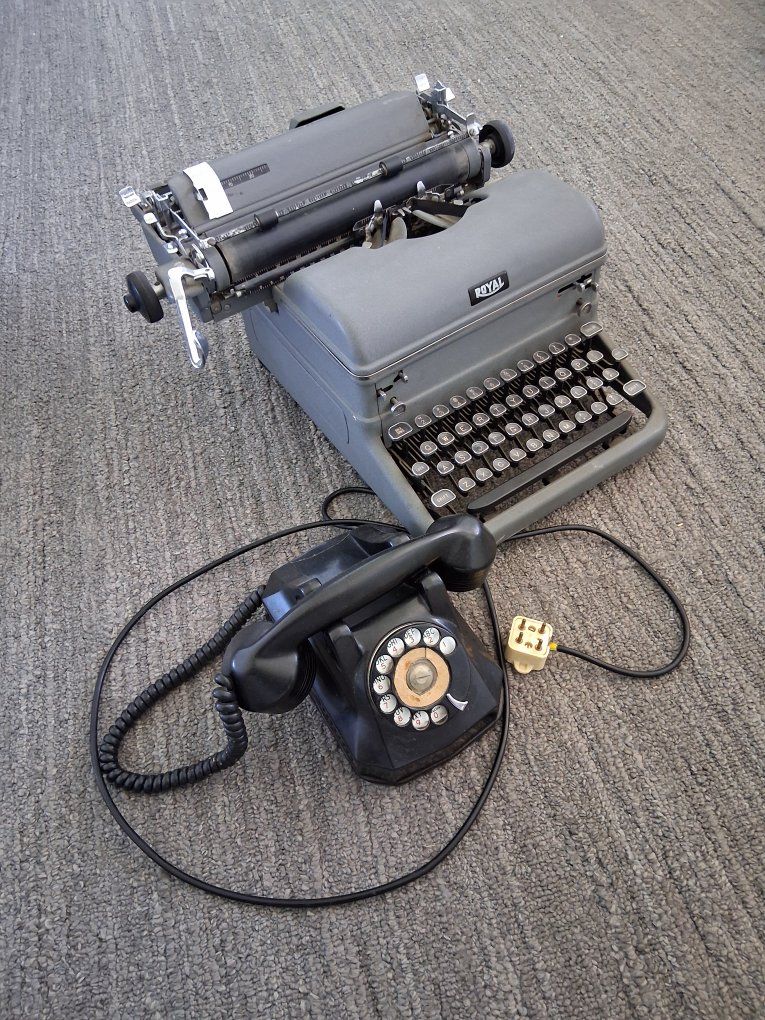 Vintage Royal Typewriter with touch control