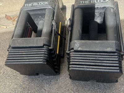 The Block Adjustable Dumbbells - Made in USA - Pair