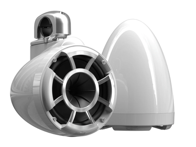REV 8 B V2 | Gloss Black and Gloss White Revolution Series 8-inch Tower Speakers