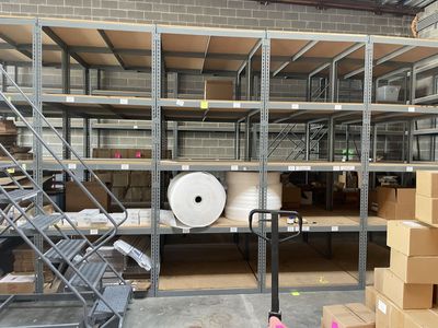 Commercial warehouse shelving
