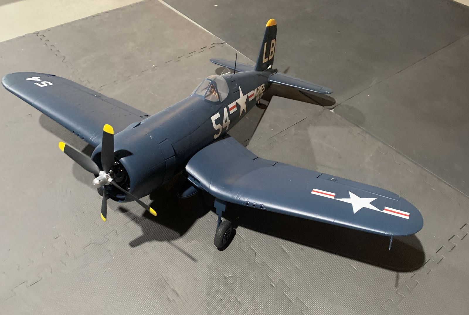 NEW E-FLITE F4U-4 CORSAIR 1.2M RC AIRPLANE NEVER FLOWN