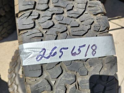 265/65r18 bfgoodrich Ko2 all terrain