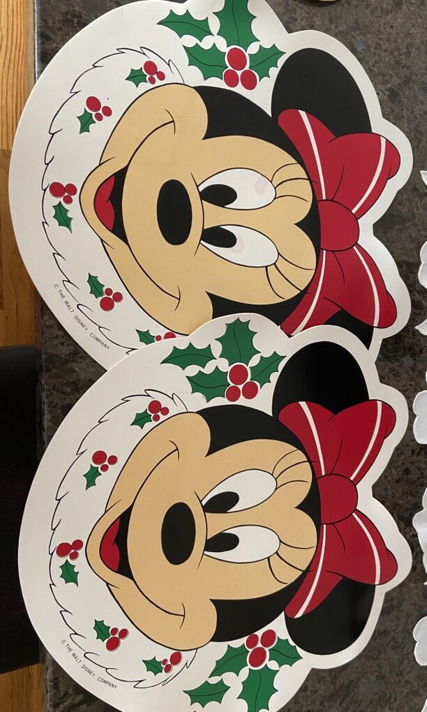 Vintage Mickey and Minnie Walt Disney Placement