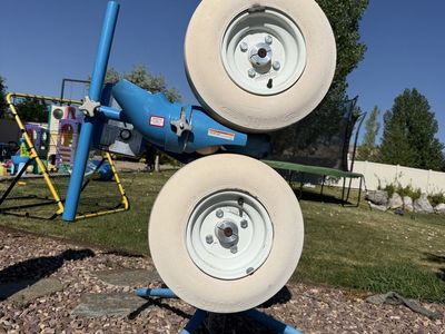 Jugs Softball Pitching Machine - Used Blue Model