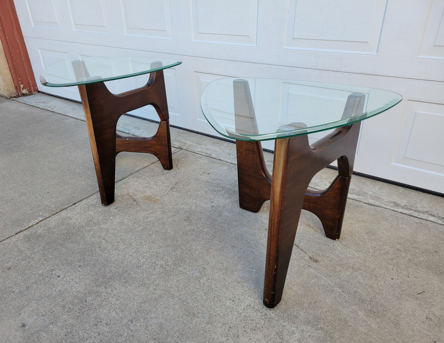 Vintage Mid Century Adrian Pearsall Pair of End/Side Tables
