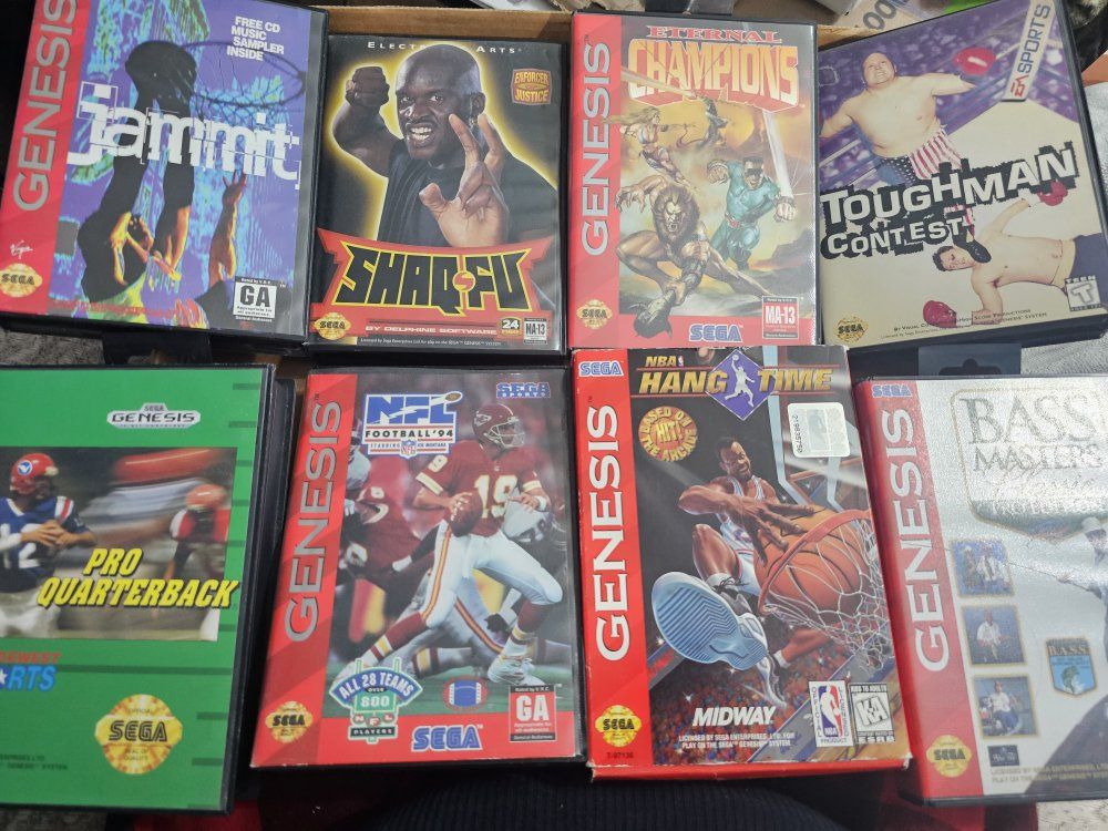 Sega genesis game bundle for sale.
