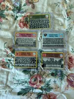 Vintage Football Card Collection (1950s–1970s) – 500+ Cards, Hall of Famers, Team Lots