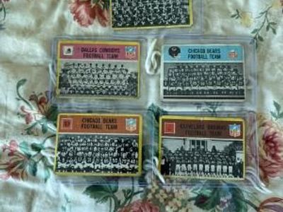 Vintage Football Card Collection (1950s–1970s) – 500+ Cards, Hall of Famers, Team Lots