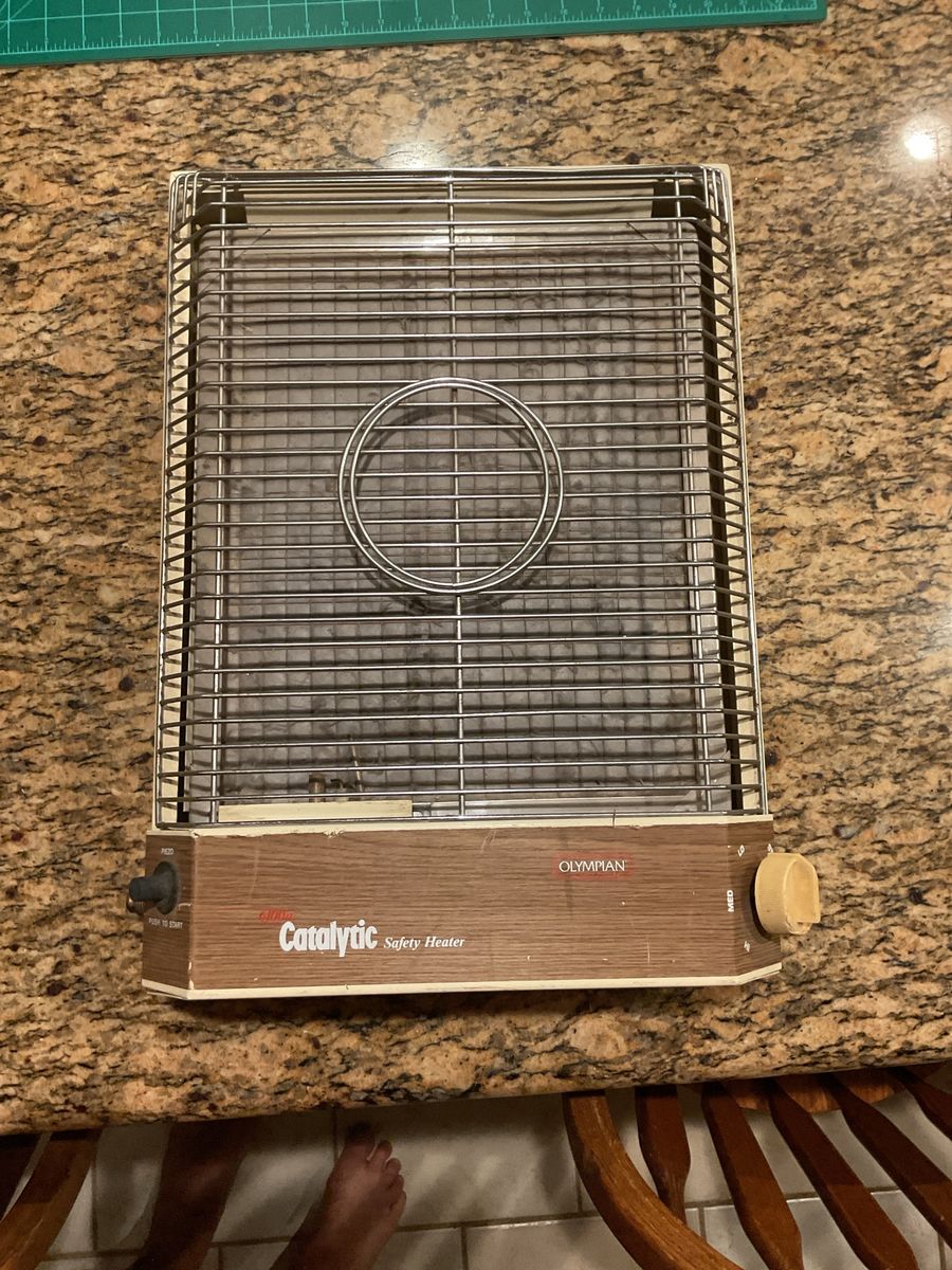 Olympian 6100a Catalytic Safety Heater RV Propane Heater Used