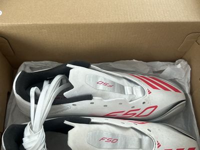 Adidas F50 Soccer Cleats - White/Red/Black - New in Box