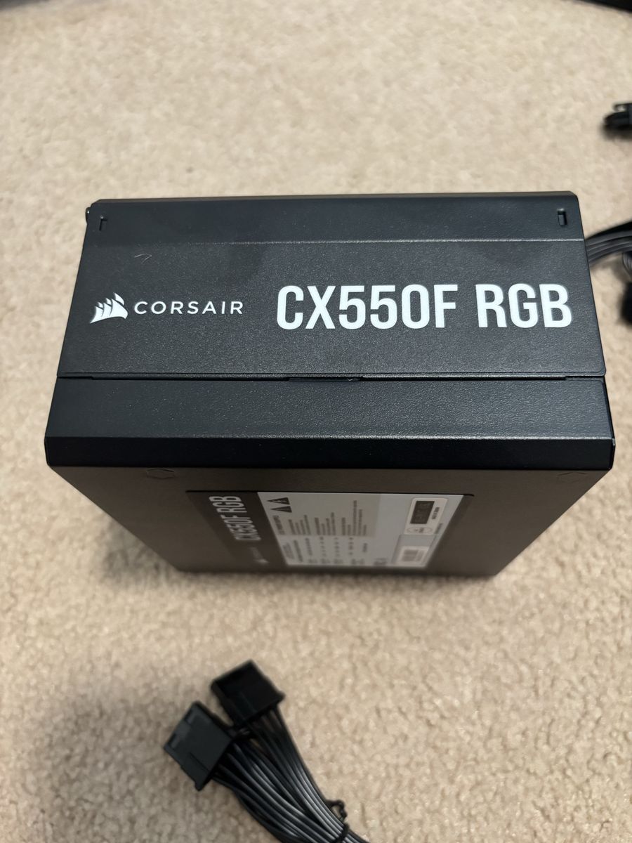 Corsair CX550F RGB 550W 80 PLUS Bronze Fully Modular ATX Power Supply