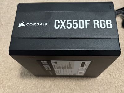 Corsair CX550F RGB 550W 80 PLUS Bronze Fully Modular ATX Power Supply