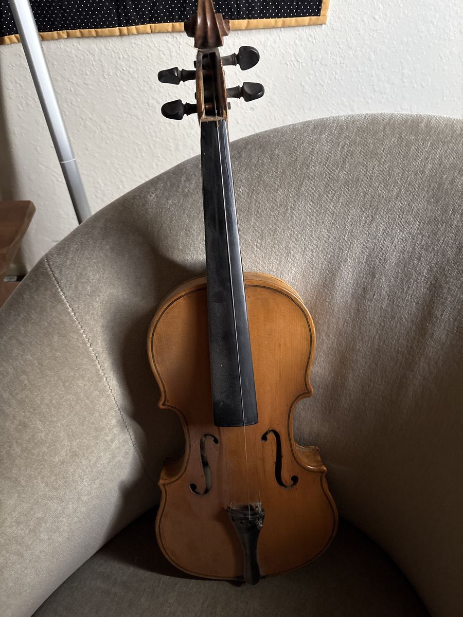 Vintage Acoustic Violin Fiddle String Instrument - Good Condition