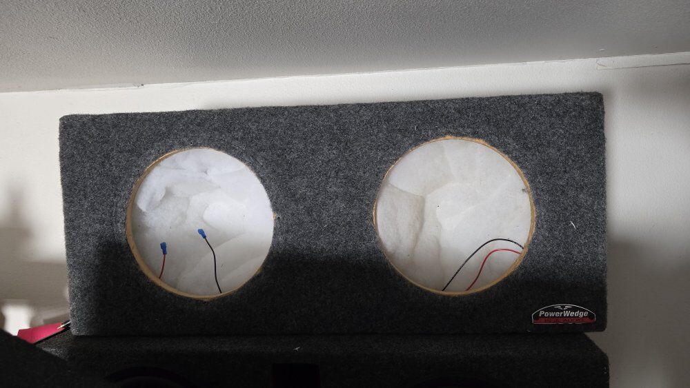 JL Audio speaker box for 2 10" subwoofers