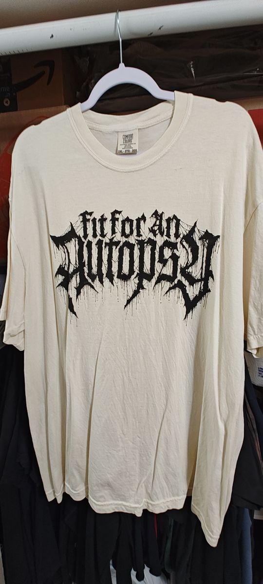 Fit For An Autopsy Band T-shirt 2 XL Cream color