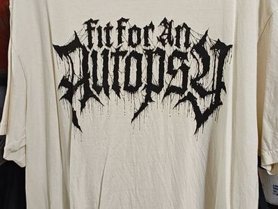 Fit For An Autopsy Band T-shirt 2 XL Cream color