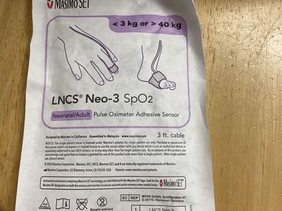 Masimo LNCS Neo-3 SpO2 Neonatal/Adult Pulse Oximeter Adhesive Sensor