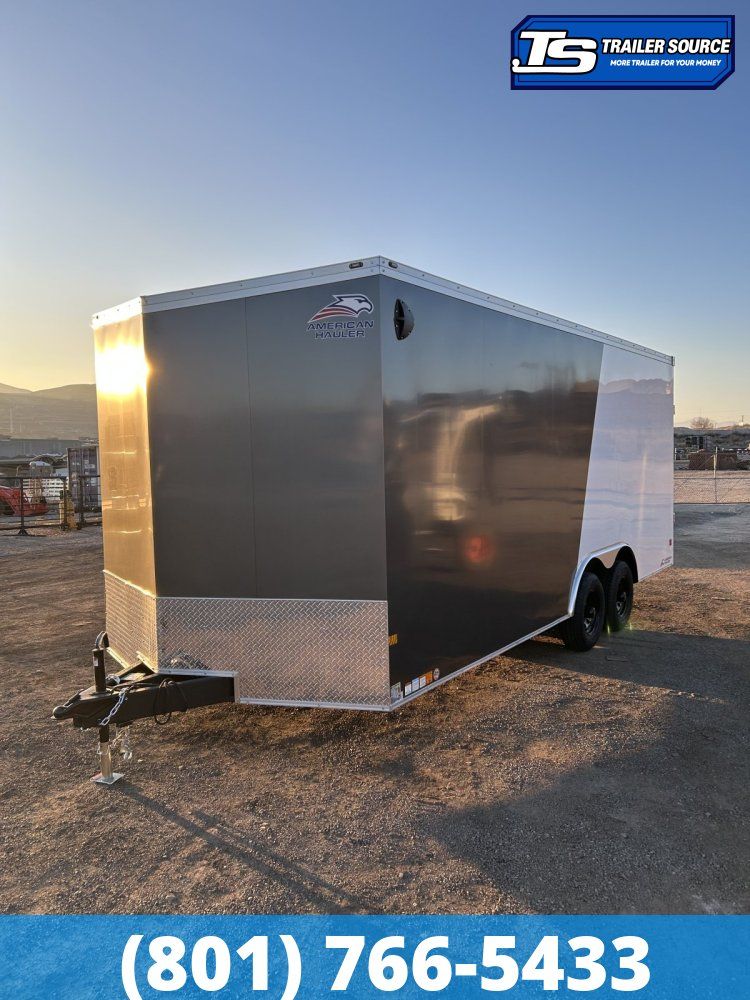 8.5x20 American Hauler Night Hawk Enclosed Cargo Trailer - 7'6" Interior - 10K GVWR 2 Tone Color