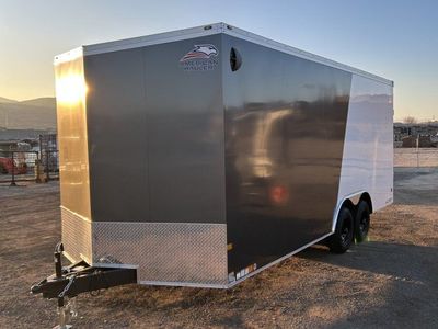 8.5x20 American Hauler Night Hawk Enclosed Cargo Trailer - 7'6" Interior - 10K GVWR 2 Tone Color