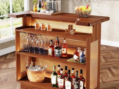 New Farmhouse Bar Cabinet
