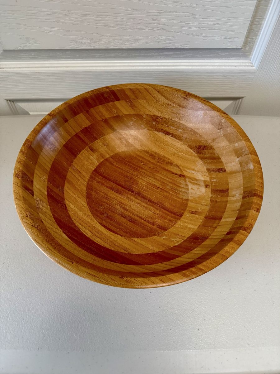 14x4 Inch Lipper International Bamboo Bowl