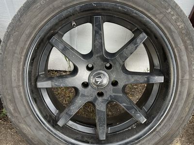 Asanti Black Label 20 Inch Wheel with Performer CXV Sport 265/50R20 Tire