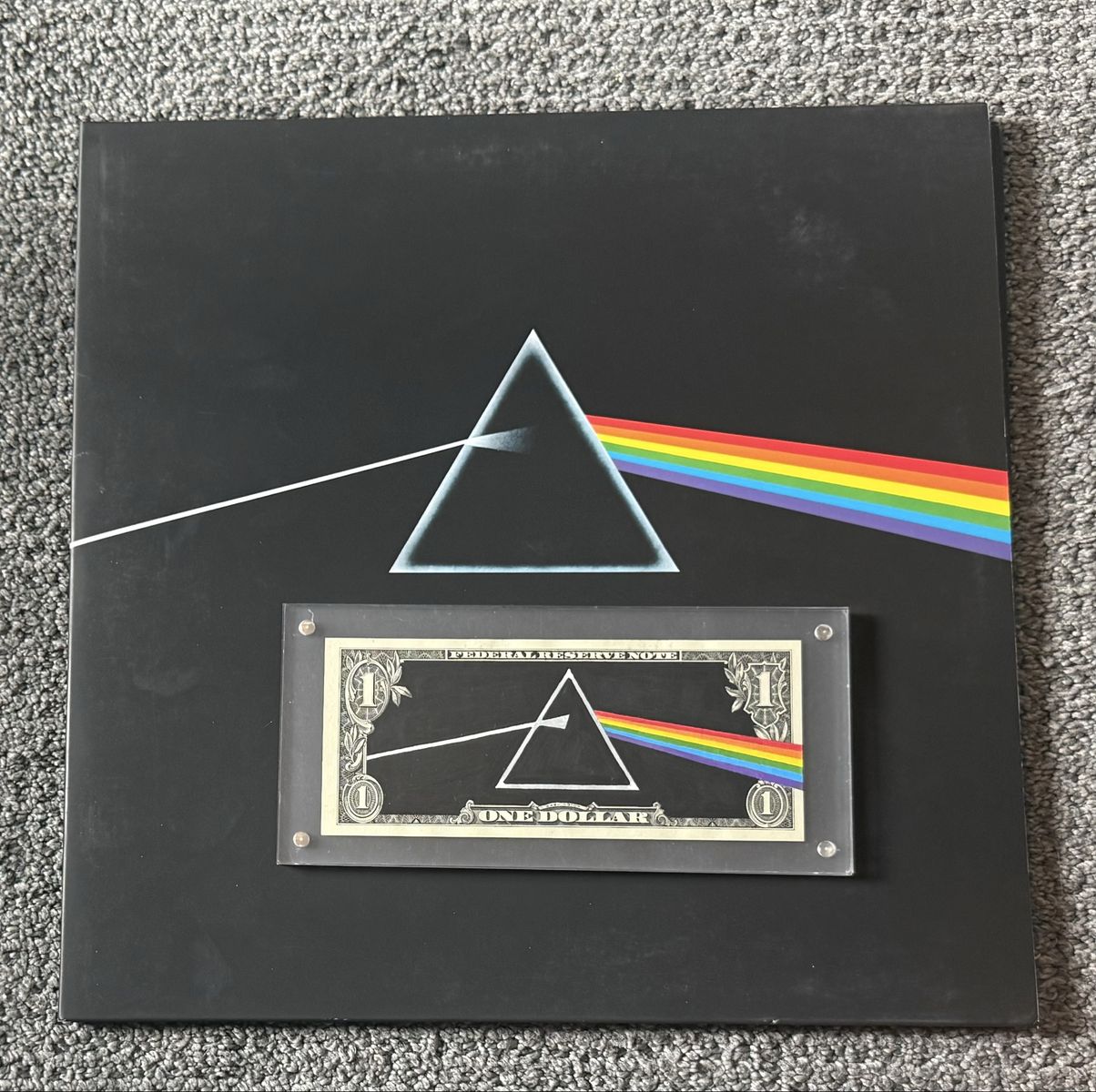 Pink Floyd Dark Side of the Moon Custom Painted Art
