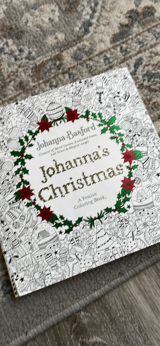 Johanna's Christmas: A Festive Coloring Book for Adults PAPERBACK  2016 Johanna Basford.