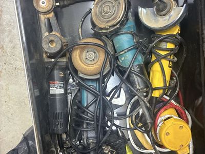Assorted Power Tools: Angle Grinders, Sanders - Used Condition