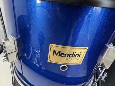 Mendini by Cecilio Kids 3-Piece Drum Set - Blue, Complete