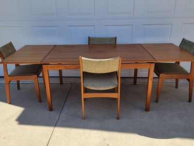 Vintage Mid Century Danish Teak Dining Set
