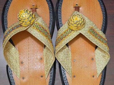 Men's Traditional Slippers Ghanaian Handmade Sanda